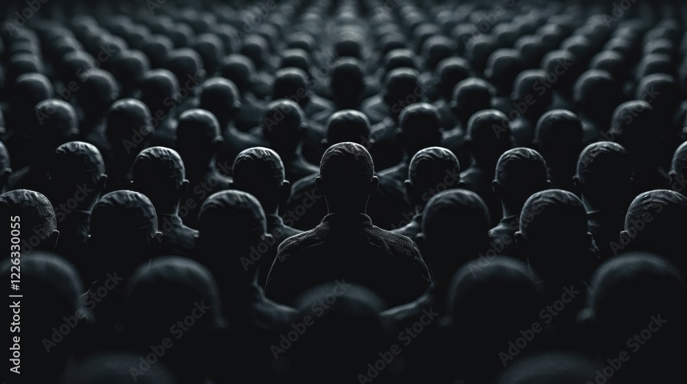 Obraz premium Symbolizing customer prediction and forecasting leads in a black-themed visual