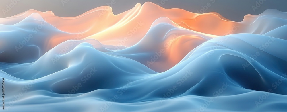 Abstract White Waves Soft Light Minimalist Design Composition Fluid Shapes Gradient Abstract White Waves Soft Light Minimalist Design Composition Fluid Shapes Gradient