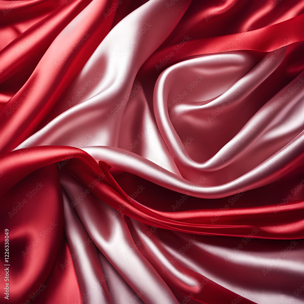ดีไซน์ที่ยังไม่ได้ตั้งชื่อ - Luxurious red and white satin fabric with soft, flowing folds. Silky, smooth, and glossy texture, perfect for fashion, interior design, and artistic projects.27 ดีไซน์ที่ยังไม่ได้ตั้งชื่อ - Luxurious red and white satin fabric with soft, flowing folds. Silky, smooth, and glossy texture, perfect for fashion, interior design, and artistic projects.27