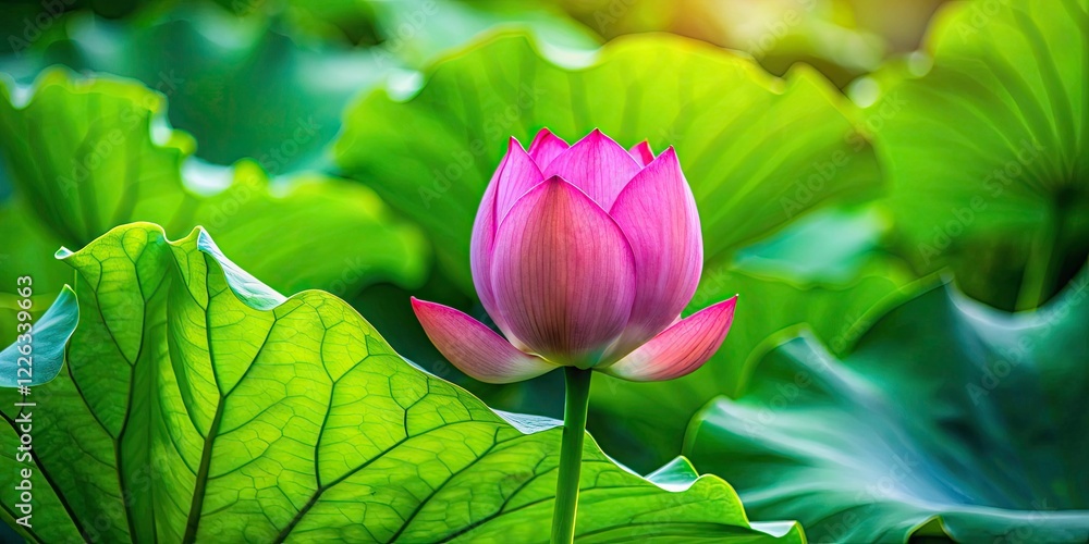Vientiane Laos January 20th Lotus Bud Tilt-Shift Photography - Stunning Macro Shot Vientiane Laos January 20th Lotus Bud Tilt-Shift Photography - Stunning Macro Shot