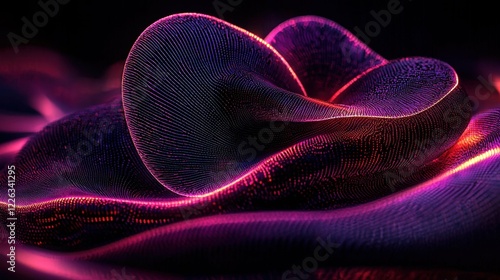 Fluid and modern wave design background with layered curves and vibrant hues, offering a versatile and eye-catching look for various applications.