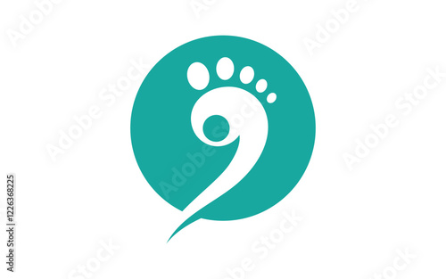 Healthy Foot Care Logo Template vector icon illustration design