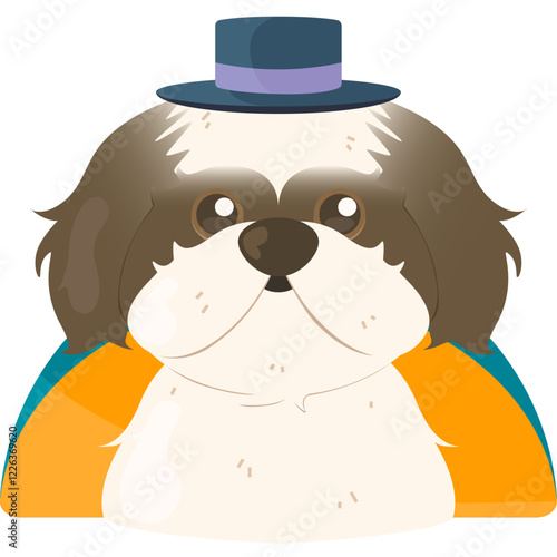 Small dog breed Shih Tzu