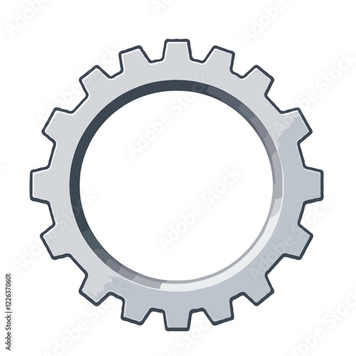 gear wheels isolated on white