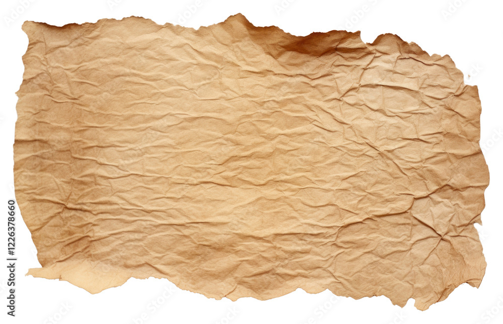 Fototapeta premium PNG Ripped brown paper backgrounds texture