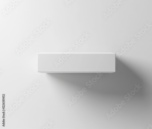 Wallpaper Mural Blank white rectangular box on a white background. Torontodigital.ca