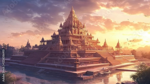 Sacred Temple for Sri Rama: A Place of Prayer and Reverence for Lord Rama