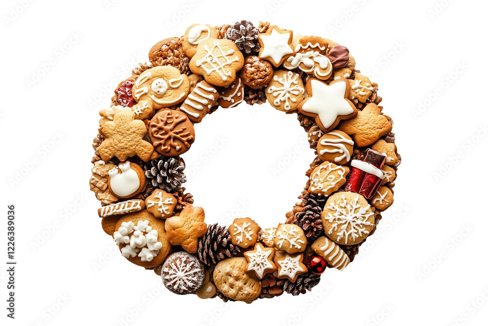 Cookies Wreath Cookies Wreath
