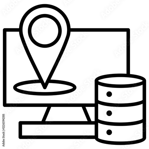 Ip Address Outline Icon