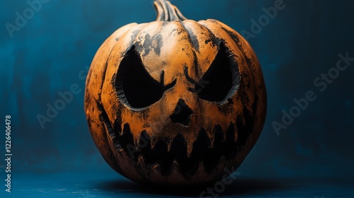 pumpkin on black background