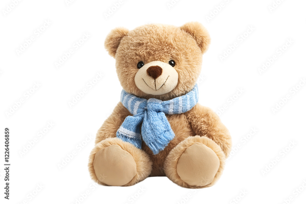 Fototapeta premium Teddy bear isolated on white background.
