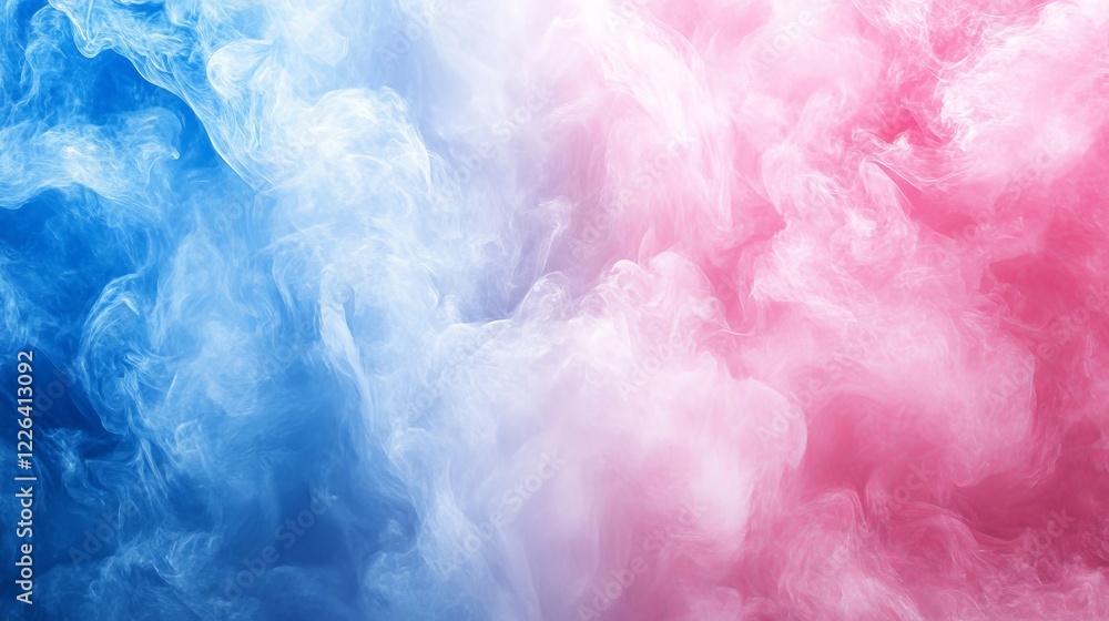 A Beautiful Abstract Background Featuring Swirling Blue and Pink Smoke Blending Harmoniously to Create a Dreamy Ethereal Atmosphere Perfect for Artistic Designs and Creative Projects A Beautiful Abstract Background Featuring Swirling Blue and Pink Smoke Blending Harmoniously to Create a Dreamy Ethereal Atmosphere Perfect for Artistic Designs and Creative Projects