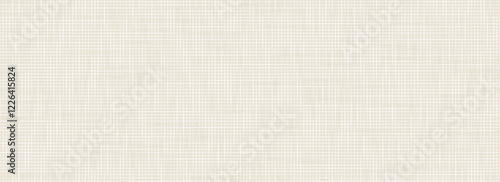 Beige linen seamless texture. Light neutral canvas repeating background. Weave sackcloth fabric material wallpaper. Rough hessian textile. Rustic woven burlap surface. Vector organic cotton backdrop