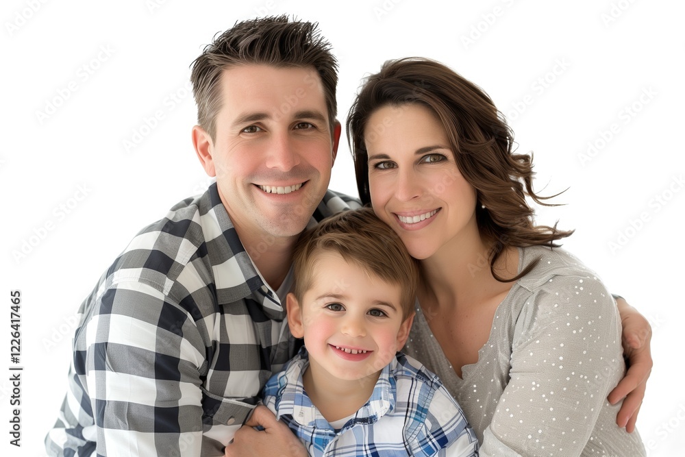 Family father mother son daughter kid studio photo white background Family father mother son daughter kid studio photo white background