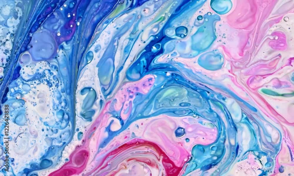 Colorful Ink Clouds in Dark Water Colorful Ink Clouds in Dark Water