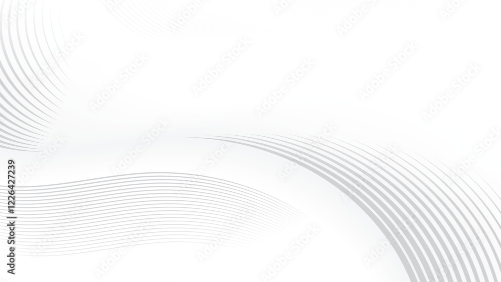 Abstract white and gray color, modern design stripes background with curve lines. Vector illustration. Abstract white and gray color, modern design stripes background with curve lines. Vector illustration.