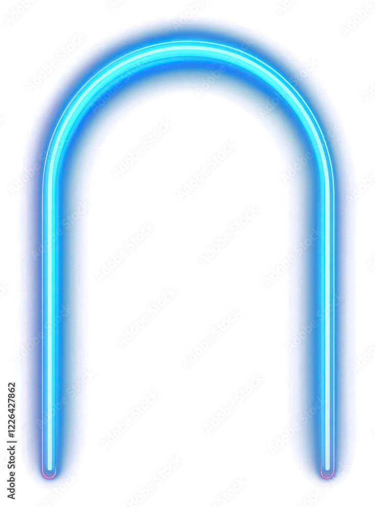 PNG Neon arch frame light blue architecture. PNG Neon arch frame light blue architecture.