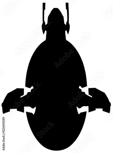 Bounty Hunter ship silhouette