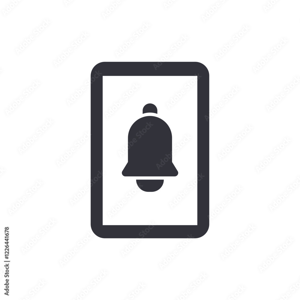 Mobile notification solid icons, minimalist vector illustration ,simple transparent graphic element .Isolated on white background Mobile notification solid icons, minimalist vector illustration ,simple transparent graphic element .Isolated on white background