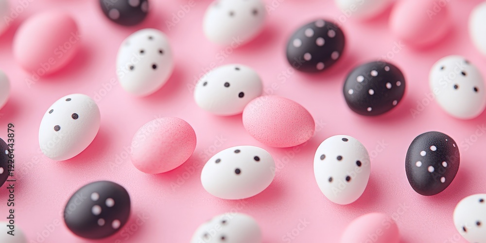A fun candy pattern with pastel pink and white tones, perfect for confectionery branding, web design, and product packaging. A fun candy pattern with pastel pink and white tones, perfect for confectionery branding, web design, and product packaging.