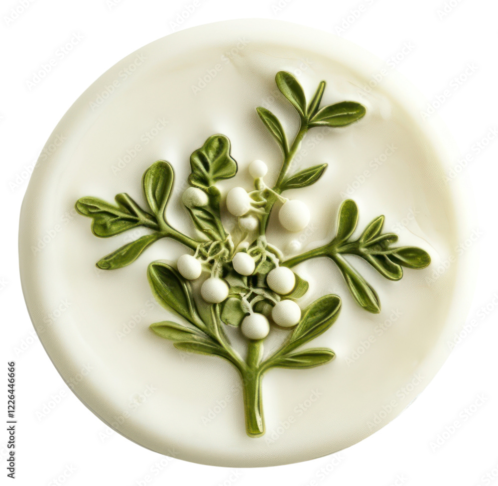 PNG Seal Wax Stamp mistletoe plant green herbs. PNG Seal Wax Stamp mistletoe plant green herbs.
