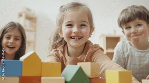 Joyful playtime with colorf...
