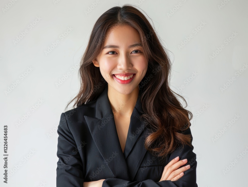 Empowering female entrepreneurs asia photography isolated setting portrait celebration of success Empowering female entrepreneurs asia photography isolated setting portrait celebration of success