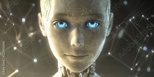 Robotic Avatar with Futuristic Enhancements photo