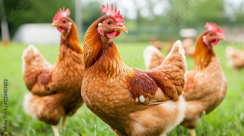 Hens in the Barnyard: A tri...