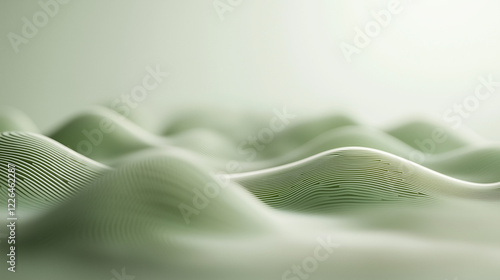 Abstract Green Hills: A min...