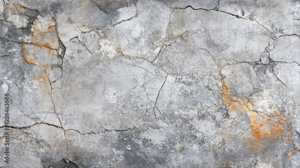 Fototapeta premium Grey Cracked Stone Texture: Awe-Inspiring Abstract Background