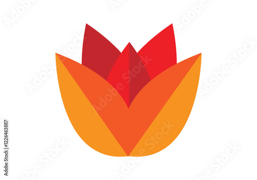 Collection of flowers. abstract origami flower background. style for banners, wallpaper, posters, websites, online shopping.Vector illustration design.