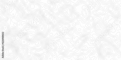 Modern topography map design White floral spiral line background with topographic world. vector grid wave Topographic map geographic line texture.	