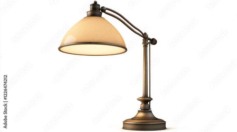 lamp isolated on white. Office furniture isolated on white. Photo realistic photo lamp isolated on white. Office furniture isolated on white. Photo realistic photo