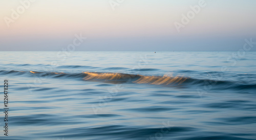 Whispers of Light Abstract Mornings by the Ocean  photo