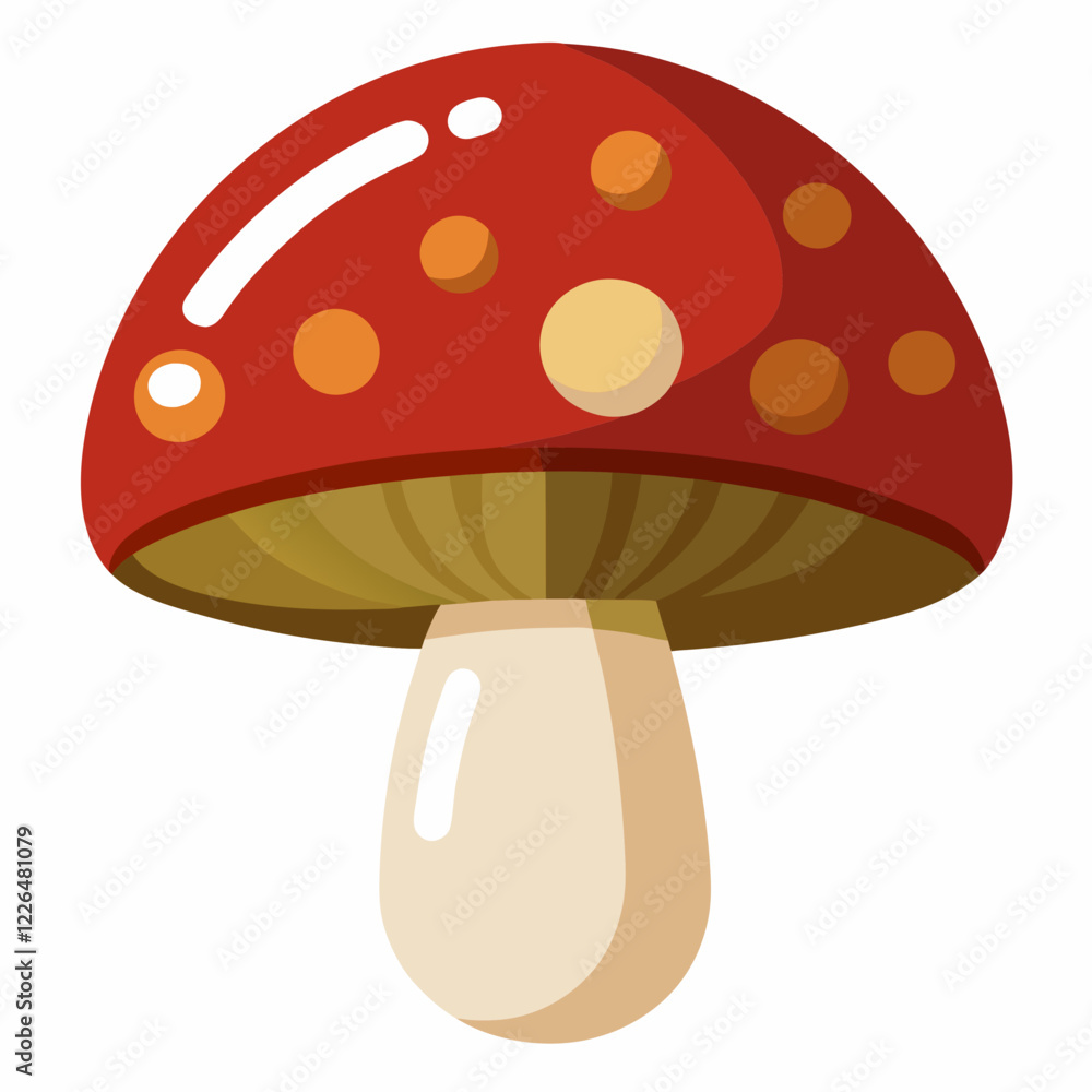 Portobello Mushroom Silhouette Design Portobello Mushroom Silhouette Design