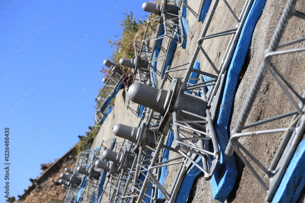 Fototapeta premium 急傾斜 危険区域