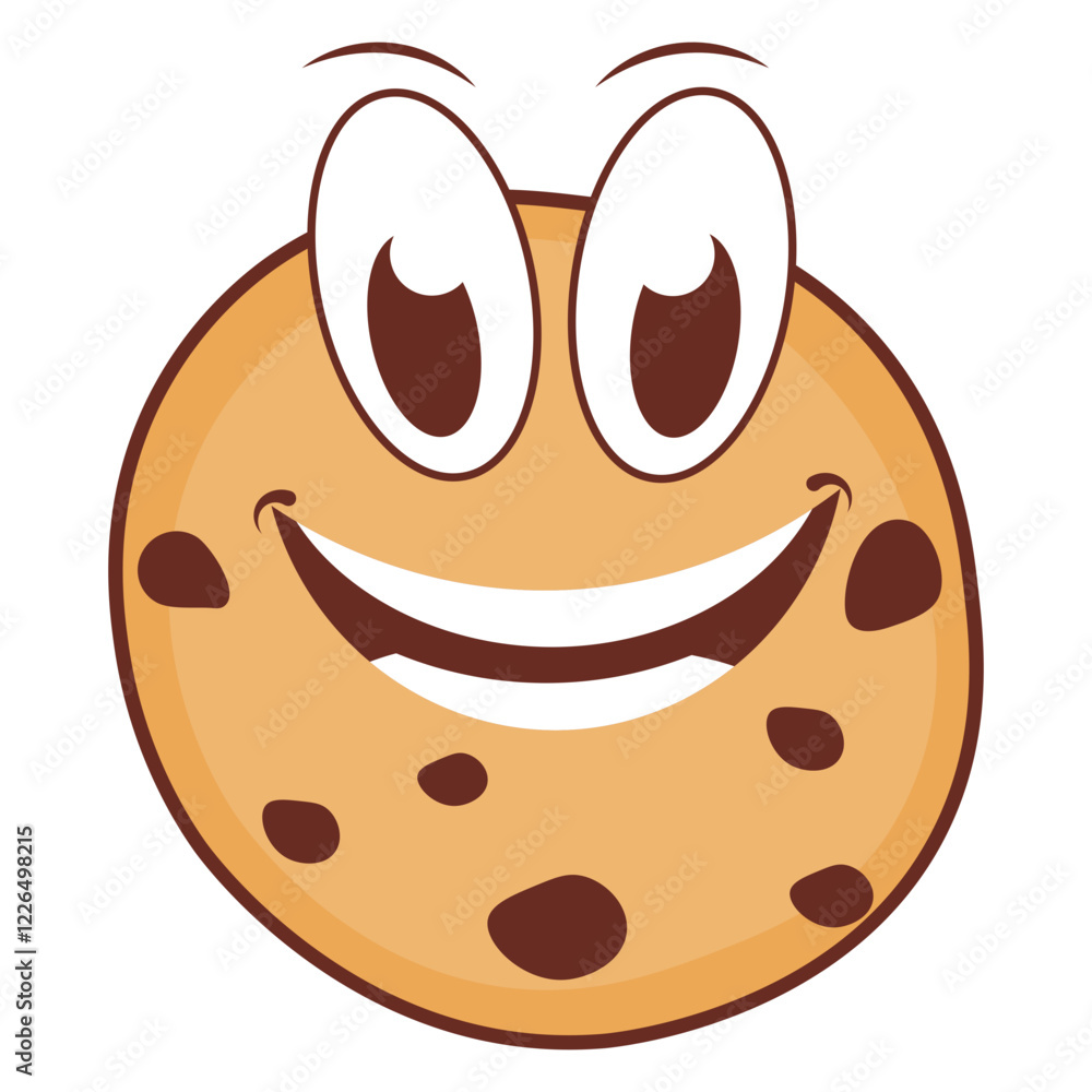 Fototapeta premium Cute Cookie Character
