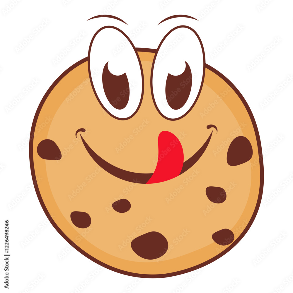 Obraz premium Cute Cookie Character