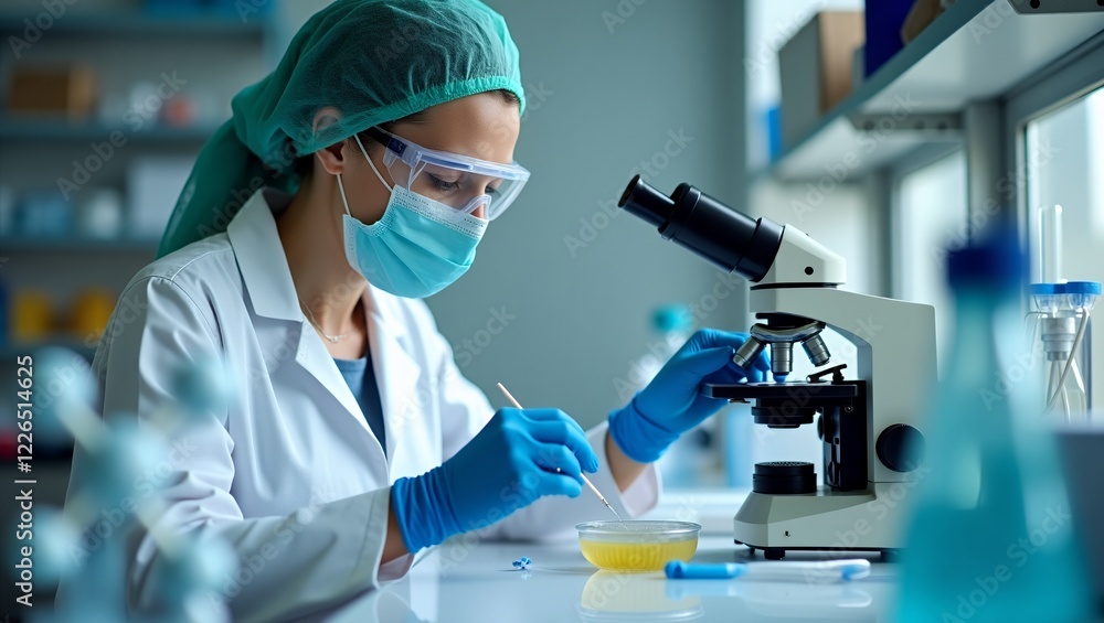 scientist working in laboratory scientist working in laboratory