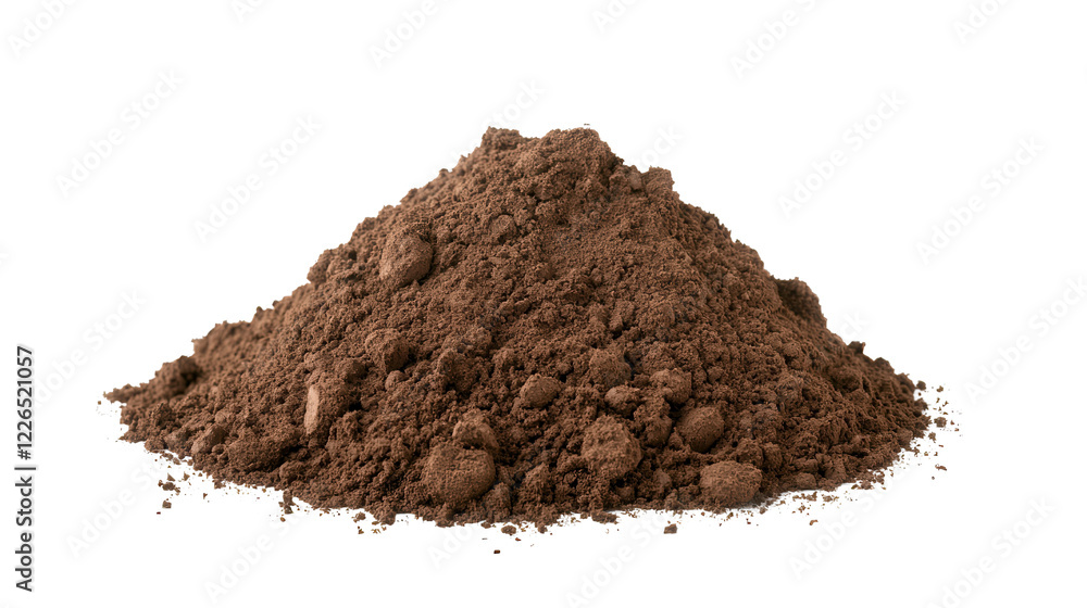 Pile of Soil Isolated on White Background Pile of Soil Isolated on White Background