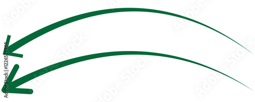 long arrow icon. Arrow pointing . long Arrow vector . arrow or web design.