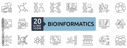 bioinformatics icon sheet