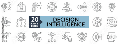 decision intelligence icon sheet