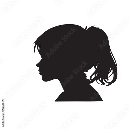 silhouette of a head, silhouette of a man, man head silhouette