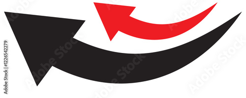 long arrow icon. Arrow pointing . long Arrow vector . arrow or web design.