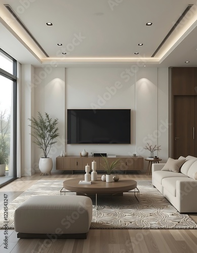 Modern Minimalist Living Room Interior Design