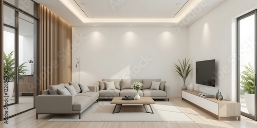 Modern Minimalist Living Room Interior Design