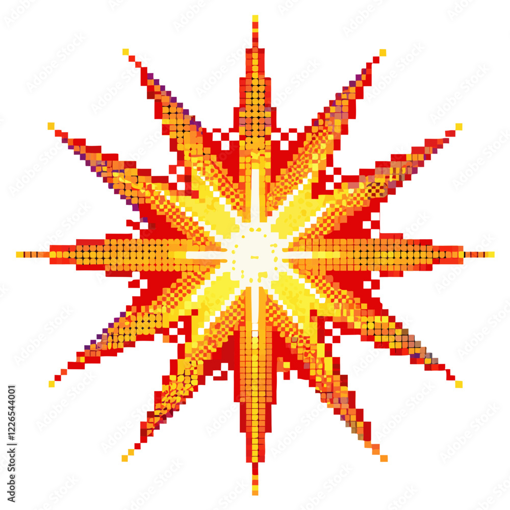 Pixelated Burst Vector Design Pixelated Burst Vector Design