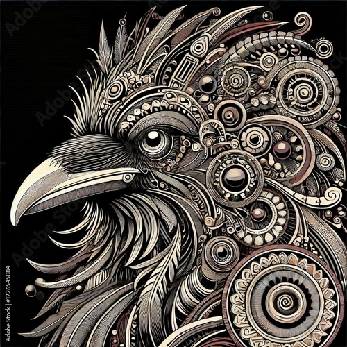  Raven Large intelligent and omnivorous corvid